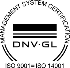 Logo DNV ISO9001 en ISO14001